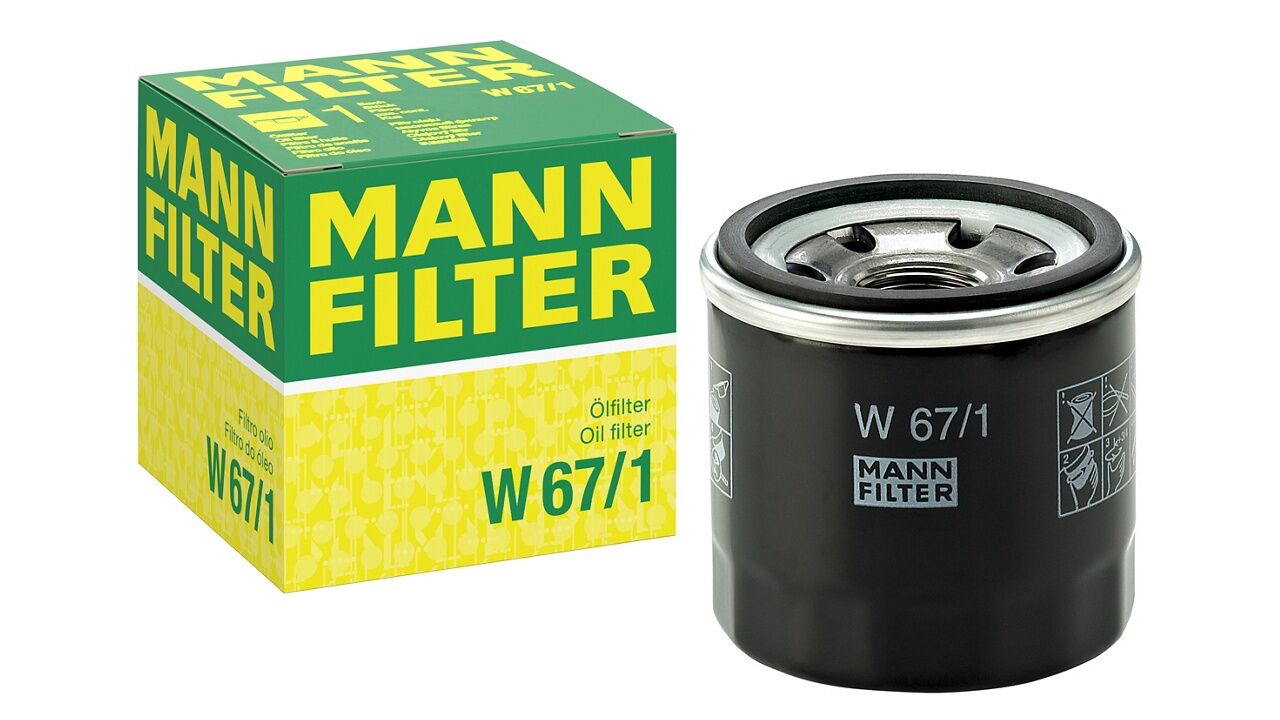 MANN-FILTER W 67/1 Nissan Qashqai Renault Clio Mazda Subaru Yağ Filtresi