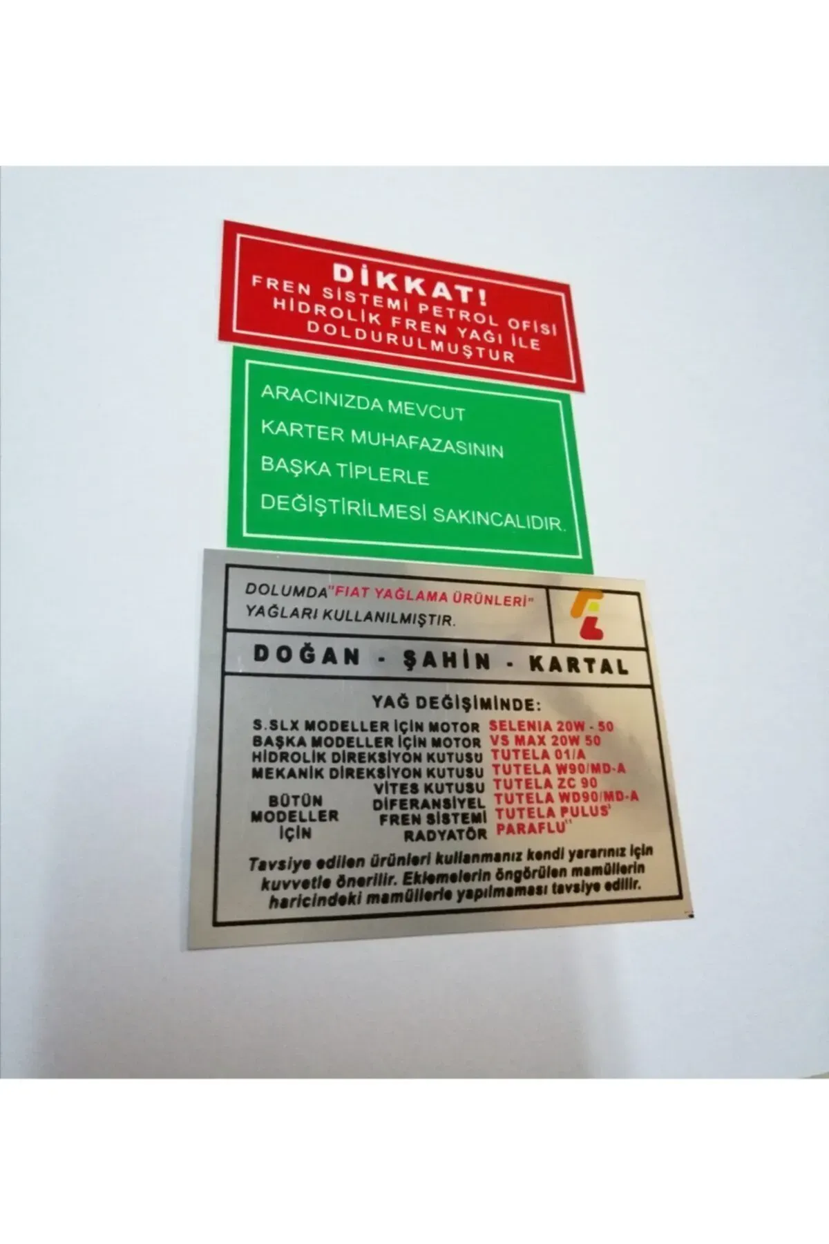 Tofaş Motor Etiket Takımı Doğan Kartal Şahin