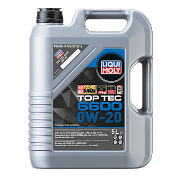 Liqui Moly Top Tec 6600 0W-20 Motor Yağı 5 Litre