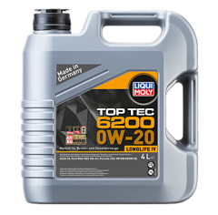 Liqui Moly Top Tec 6200 0W-20 Motor Yağı 4 Litre