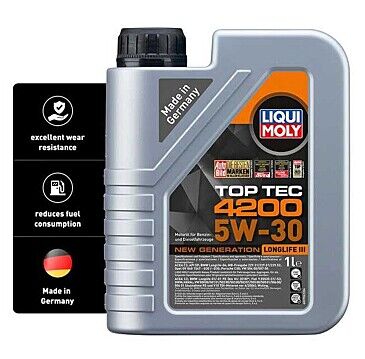 Liqui Moly Top Tec 4200 5W-30 Longlife III 1 Litre