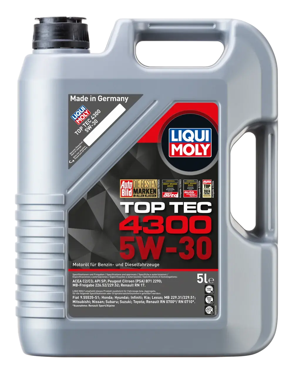 Liqui Moly Top Tec 4300 5W-30 Motor Yağı 5 Litre