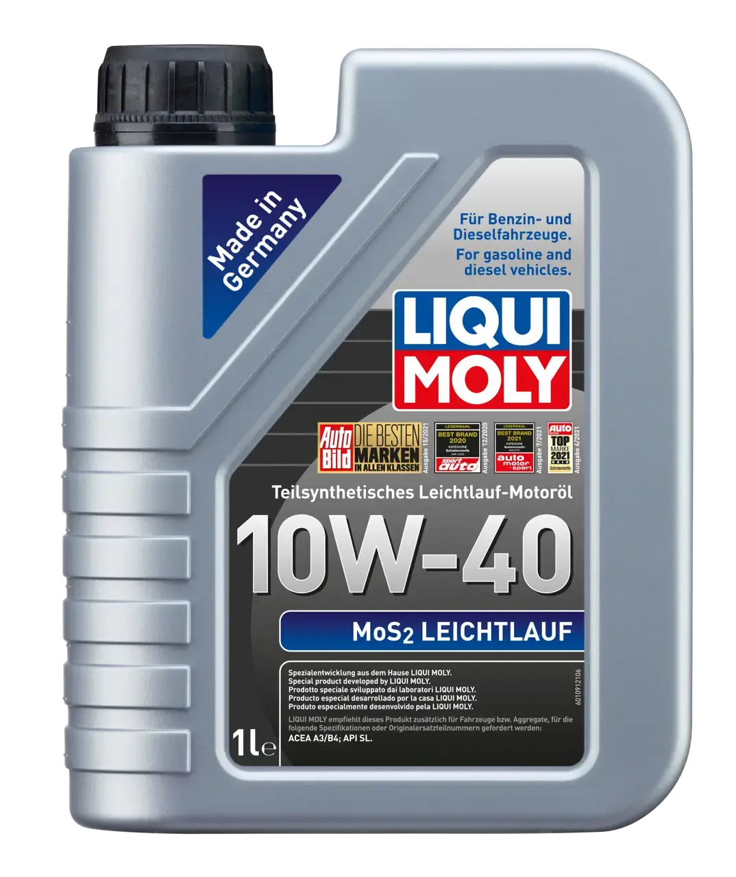 Liqui Moly Leicht­lauf 10W-40 MoS2 Motor Yağı