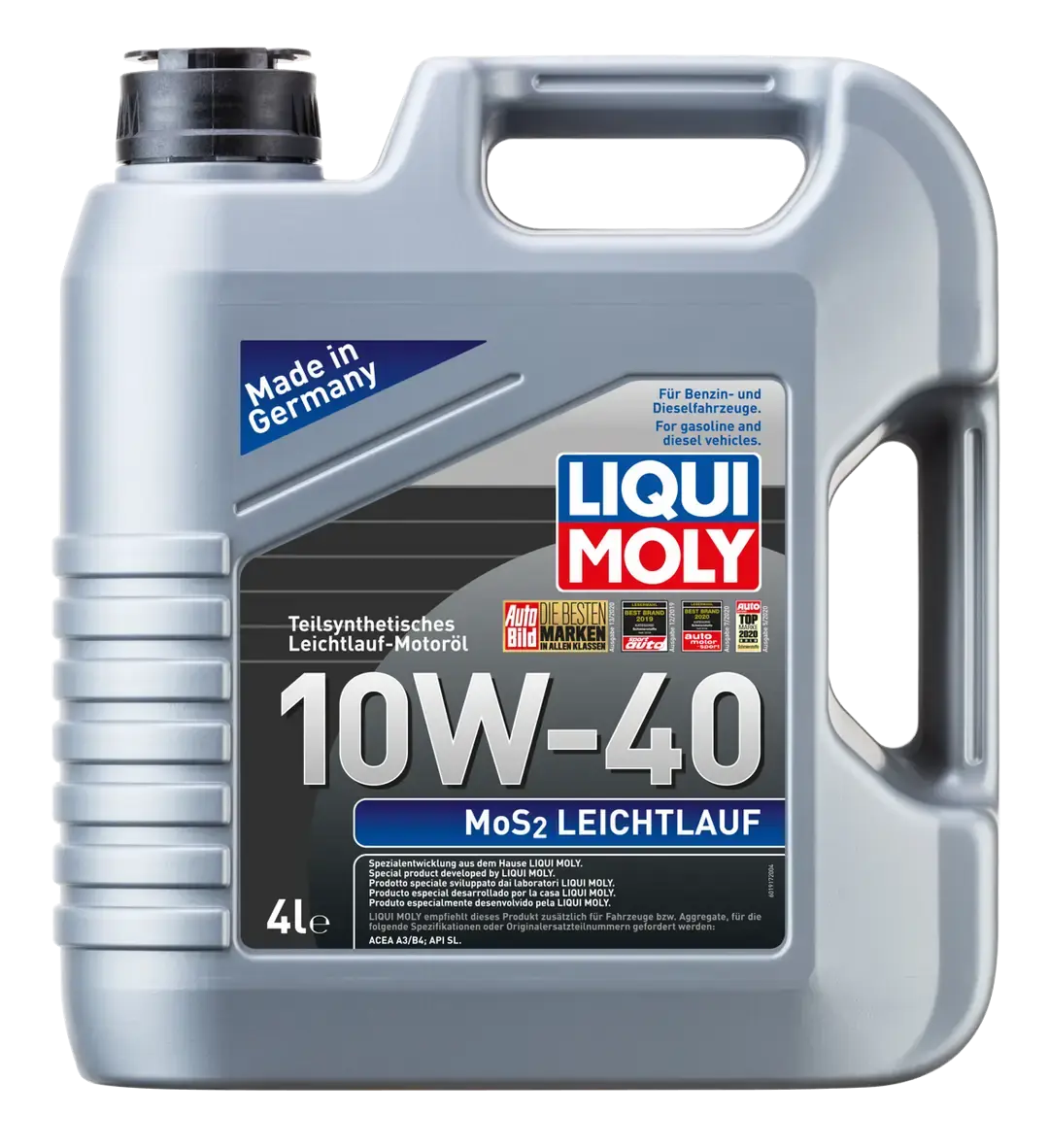 Liqui Moly Leicht­lauf 10W-40 MoS2 Motor Yağı 4 Litre