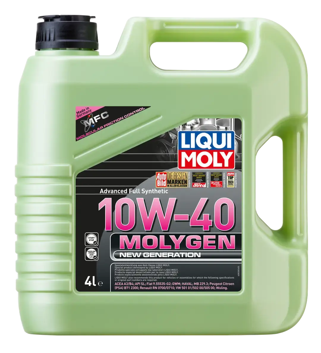Liqui Moly Molygen New Gener­a­tion 10W-40 Motor Yağı 4 Litre