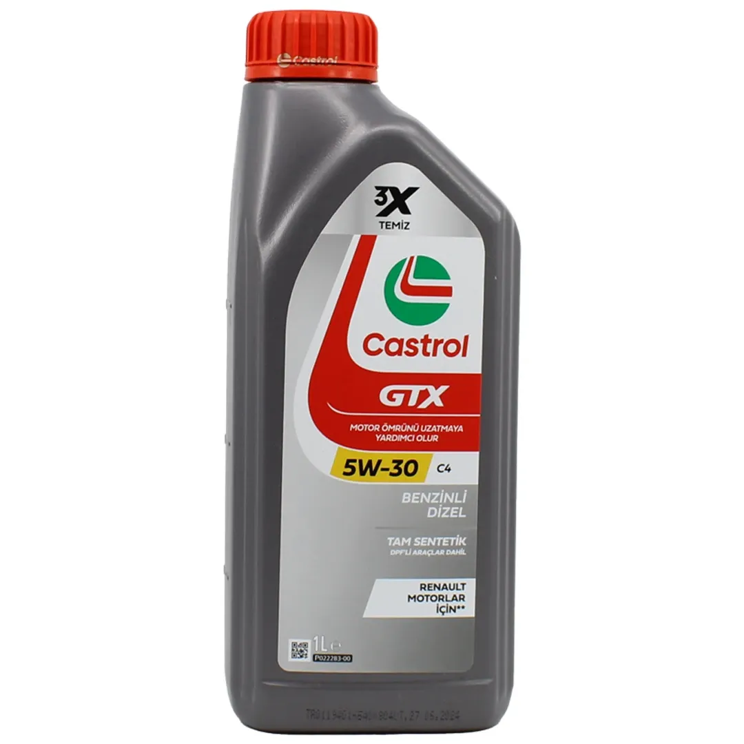 Castrol Gtx 5W-30 Diesel 1 Litre Tam Sentetik Partiküllü
