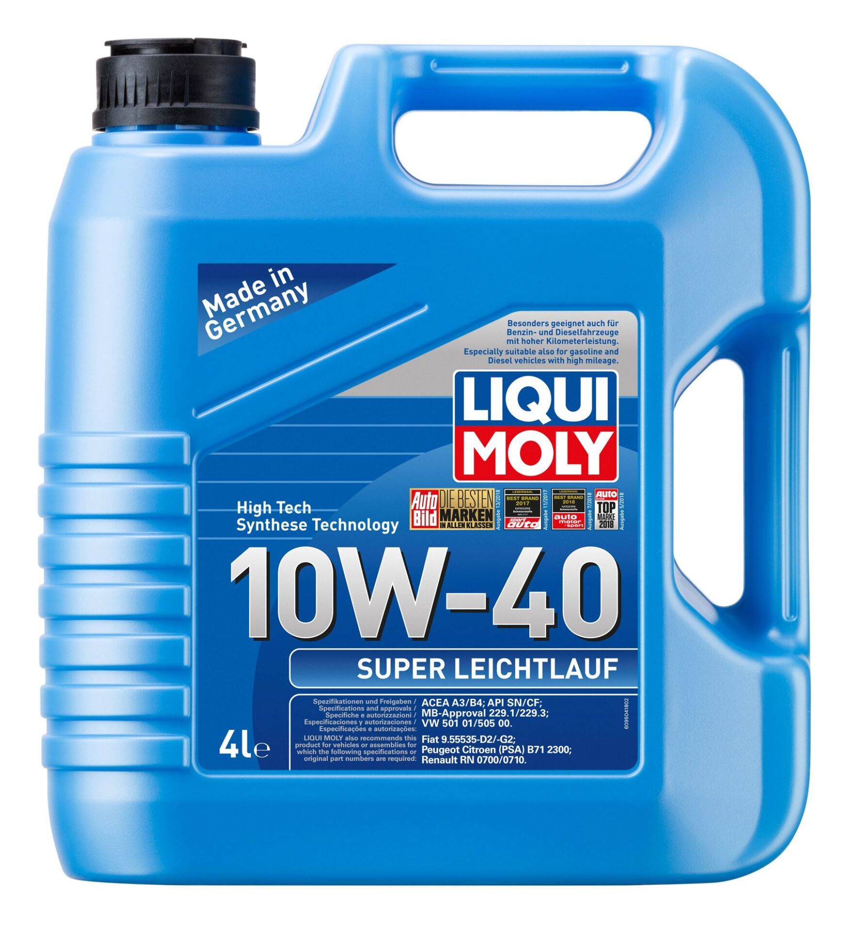 LıquıMoly 10w-40 4 Litre Süper Leıchtlauf