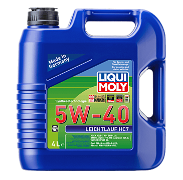 Liqui Moly Leichtlauf HC7 5W-40 Motor Yağı 4 Litre
