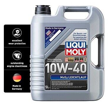 Liqui Moly MoS2 Leichtlauf 10W-40 Motor Yağı 5 Litre