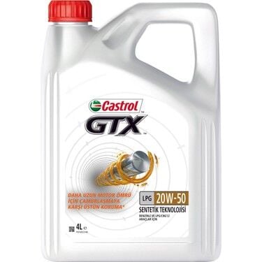Castrol Gtx Lpg li 20W-50 4 litre Motor Yağı