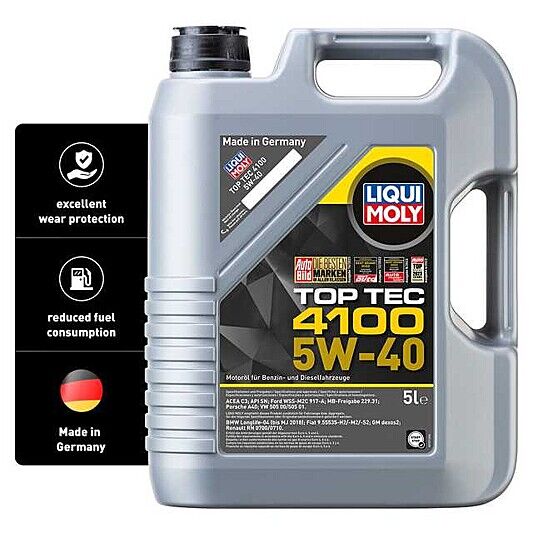 Liqui Moly Top Tec 4100 5W-40 Motor Yağı 5 Litre