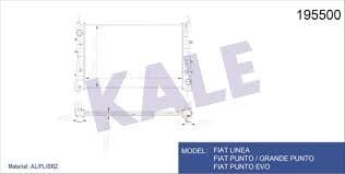 Linea 1.3 Grande Punto Su Radyatörü 51785217